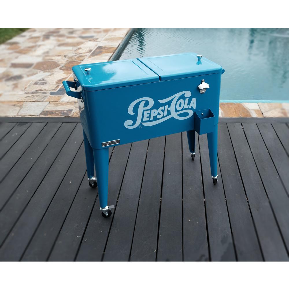80 Qt. Rolling Patio Cooler