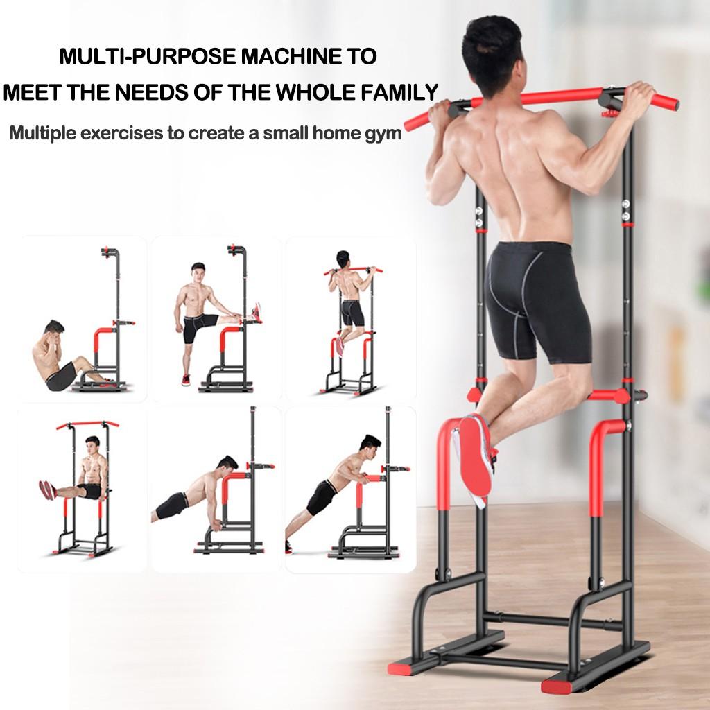 YOHOME PRODUCTS Dip Station Chin Up Bar Power Tower Pull Push Home Gym Fitness Core Home/Gym Use