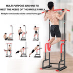 YOHOME PRODUCTS Dip Station Chin Up Bar Power Tower Pull Push Home Gym Fitness Core Home/Gym Use