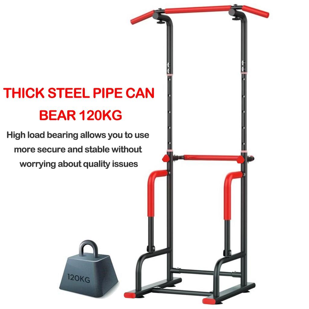 YOHOME PRODUCTS Dip Station Chin Up Bar Power Tower Pull Push Home Gym Fitness Core Home/Gym Use
