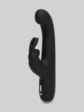 Happy Rabbit Slimline G-Spot Rechargeable Rabbit Vibrator, Black