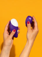 ROMP Rechargeable Travel Clitoral Suction Stimulator, Purple