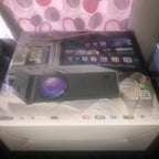 gs projector dwu850 smart tv with 100' screen uhdtv bundle