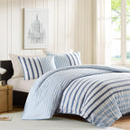 INK+IVY Sutton Comforter Mini Set In Blue - (Twin)