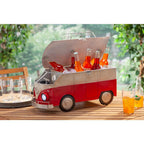 2 Qt. Solar Lighted Antique Bus Ice Chest