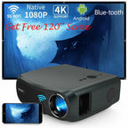 native 1080p led fhd wifi blue-tooth android projector 4k home theater cinema tv
