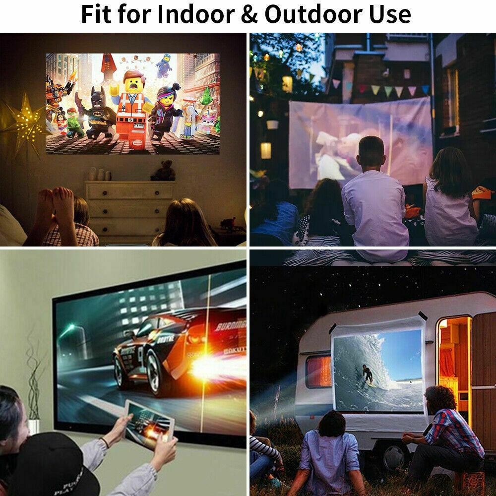 native 1080p led fhd wifi blue-tooth android projector 4k home theater cinema tv