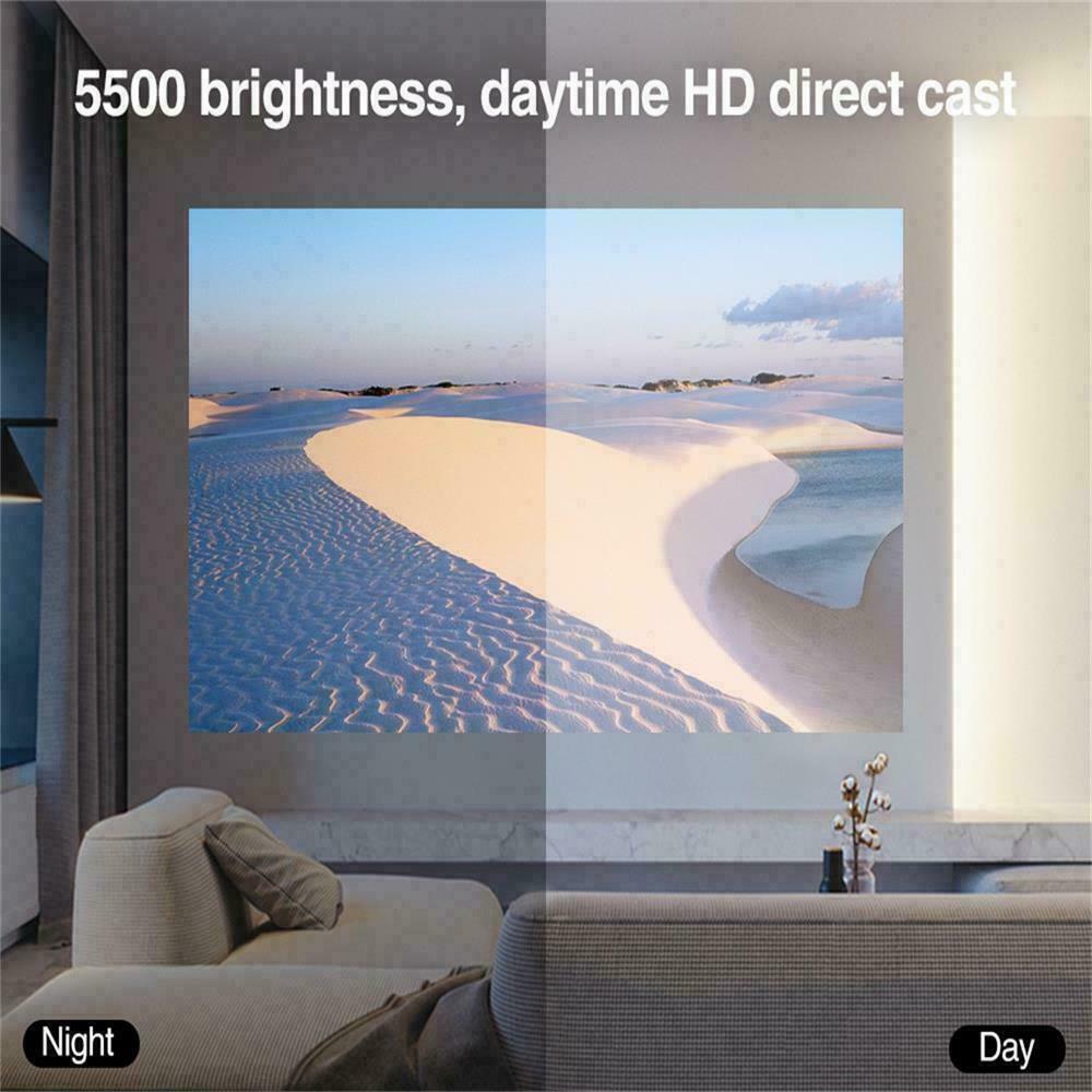 native 1080p led fhd wifi blue-tooth android projector 4k home theater cinema tv