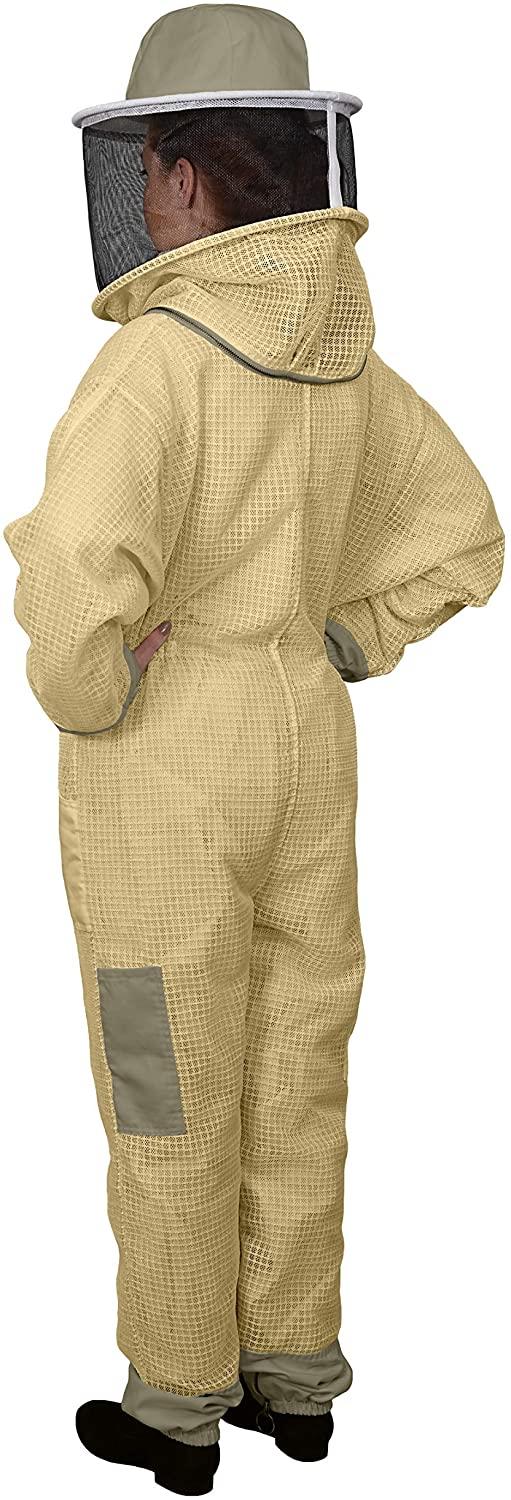 humble bee 420 aero beekeeping suit, l, olive