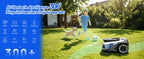 FYELD 500 Robot Lawn Mower, Robotic Lawnmower Without Boundary, Auto Mapping