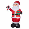 12 in. Christmas Inflatable Santa with Gift