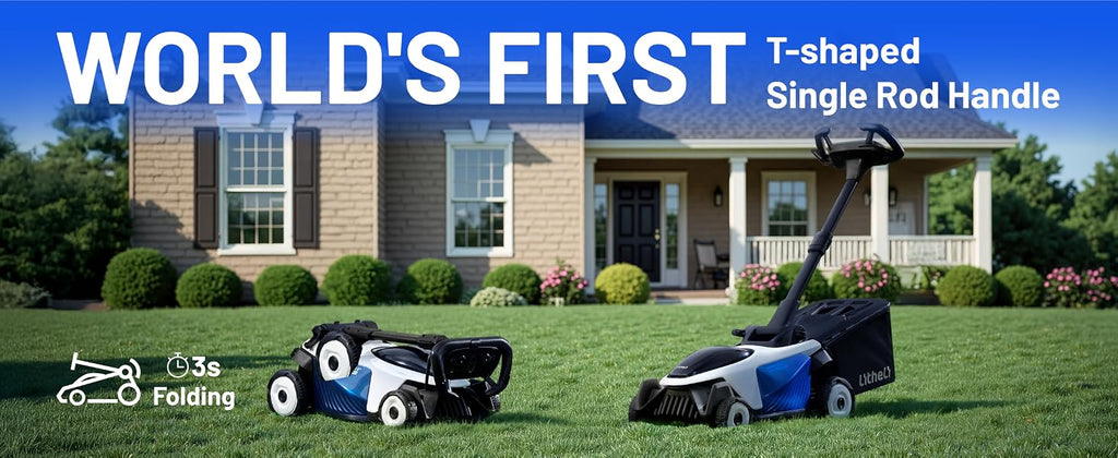 Electric Lawn Mower, Self-propelled Lawn Mower Cordless 40V(2x20V) 18.5" Brushless Mower with Electric Cutting Height Adjustment, Higher Rotation Speed, 2 x 4.0Ah Battery and Rapid CharIncluded