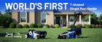 Electric Lawn Mower, Self-propelled Lawn Mower Cordless 40V(2x20V) 18.5" Brushless Mower with Electric Cutting Height Adjustment, Higher Rotation Speed, 2 x 4.0Ah Battery and Rapid CharIncluded