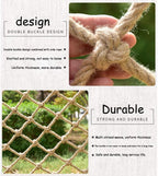 Children Protective Netting 10mm/10cm Stairs Safety Netting Outdoor Climbing Rope Net Kids Protection Net Balcony Anti-Fall Net Kindergarten Protective Hand-Woven Mesh Stairs Safety +++