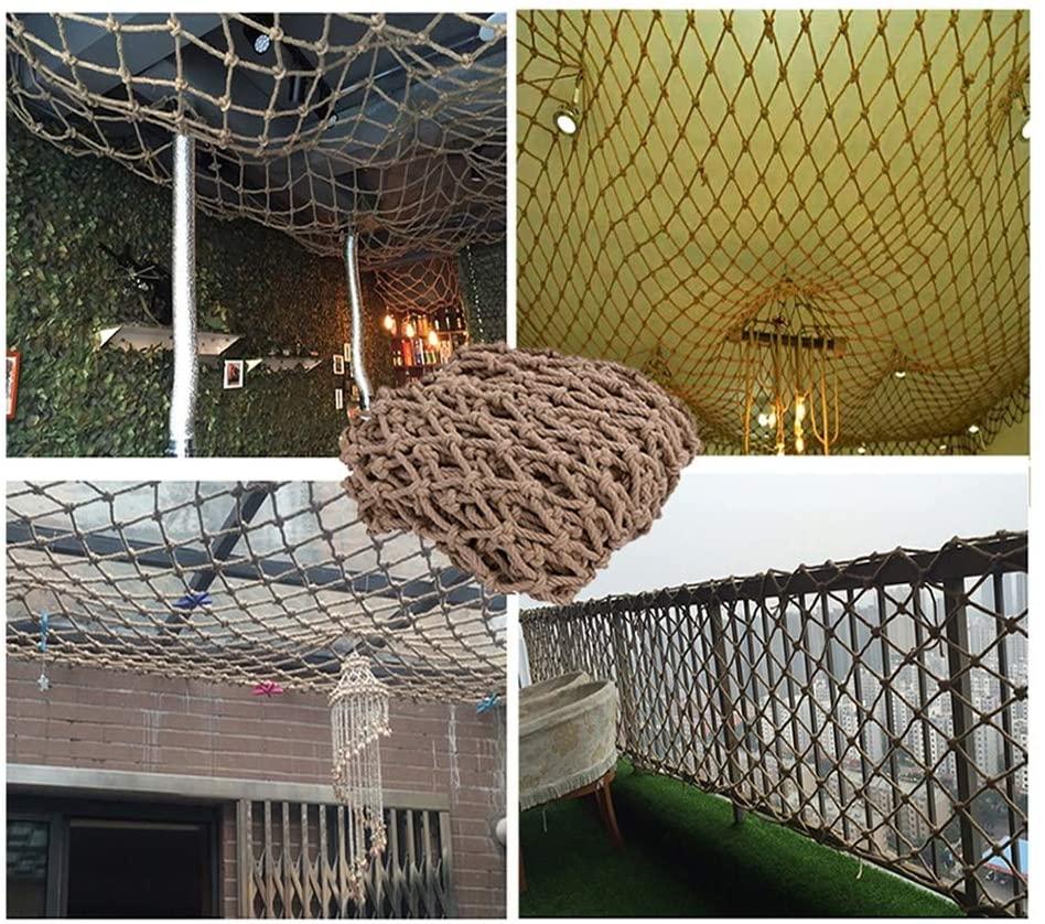 Children Protective Netting 10mm/10cm Stairs Safety Netting Outdoor Climbing Rope Net Kids Protection Net Balcony Anti-Fall Net Kindergarten Protective Hand-Woven Mesh Stairs Safety +++