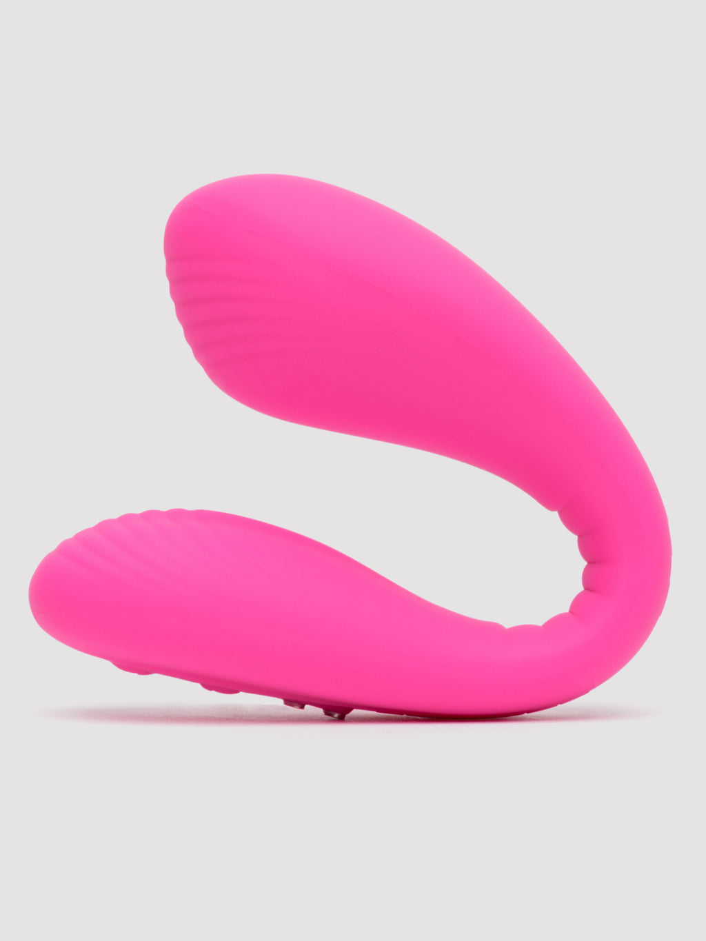 Lovense Quake App Controlled Rechargeable Dual Clitoral and G-Spot Vibrator, Pink