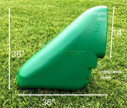 Dog House for Small Dogs to Medium LarDogs, Best Fit 60 Pound Dogs or Less, Outdoor, Naturally Heated and Cooled, Underground, Great for Fenced-In Areas, No Assembly, Made in USA