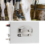 electric pulsation milking machine, large suction pulsation charging electric milking machine, milking vacuum pump pneumatic pulsator farm supplies for sheep, cows, horses(us plug)