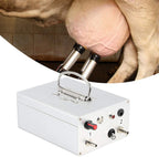 milking machine vacuum pump, portable 80kpa suction 12.6v 48w pulsation vacuum pump electric goat milker livestock milking equipment with 5200mah battery for donkey sheep cow horse(us)