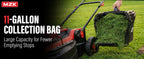 40V 16" Electric Lawn Mower, 2-in-1 Brushless Cordless Lawn Mower, Walk-Behind Push Mowers with 5-Position Height Adjustment, 2 x 4.0Ah Batteries &amp; Charger Included, LM16I5H