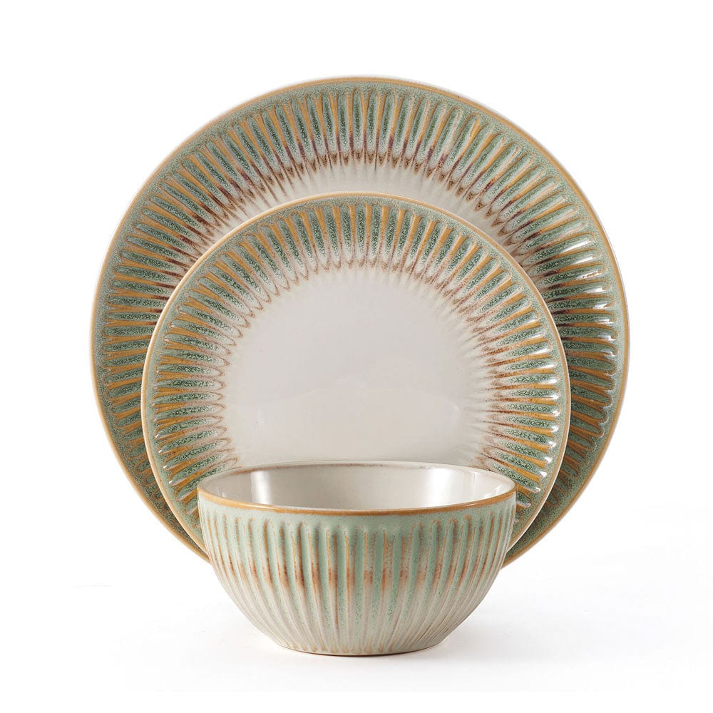 Hensley Green 12 Piece Dinnerware Set, Service for 4