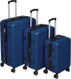 3-Piece Set Hardside Spinner, Navy Blue