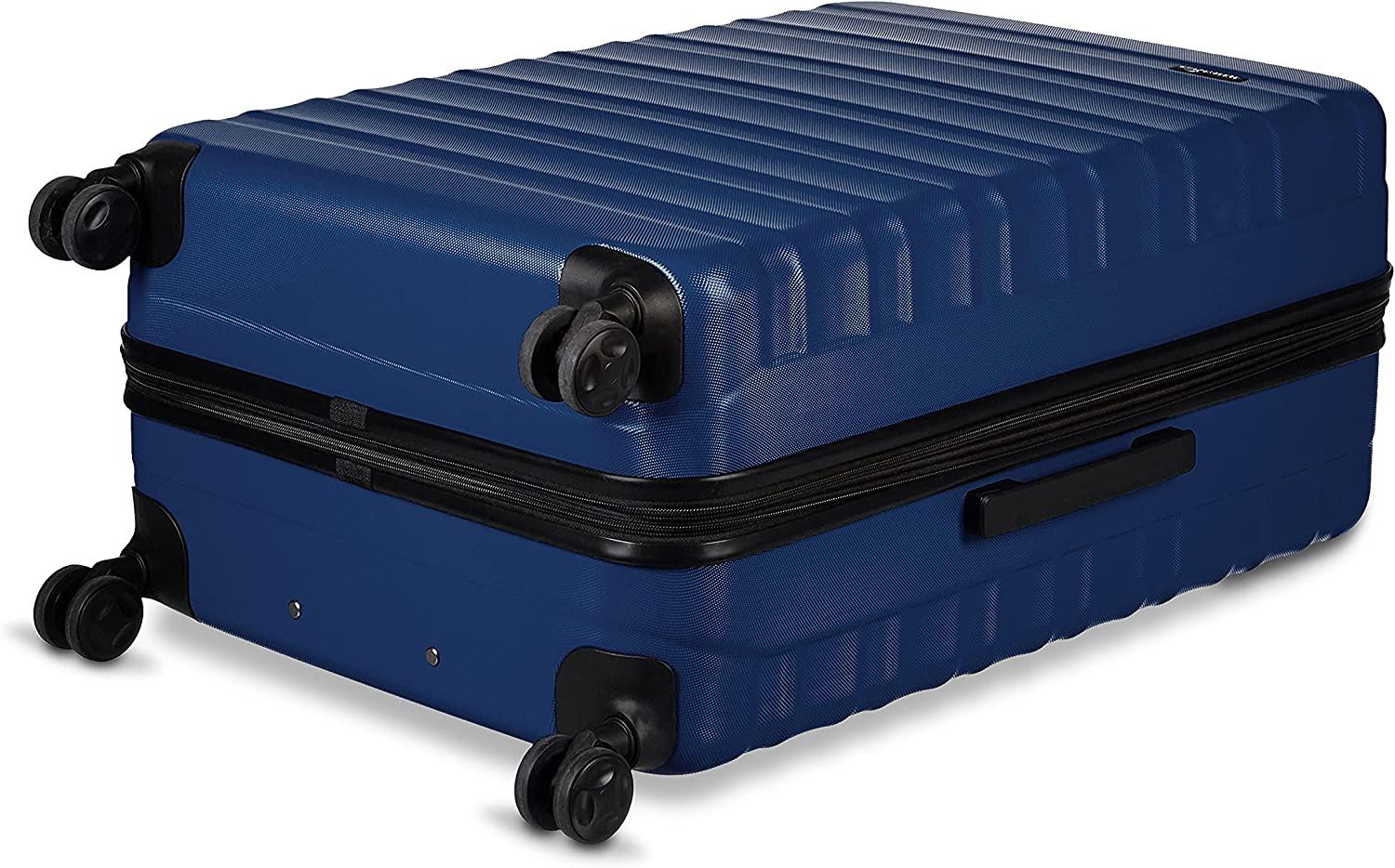 3-Piece Set Hardside Spinner, Navy Blue