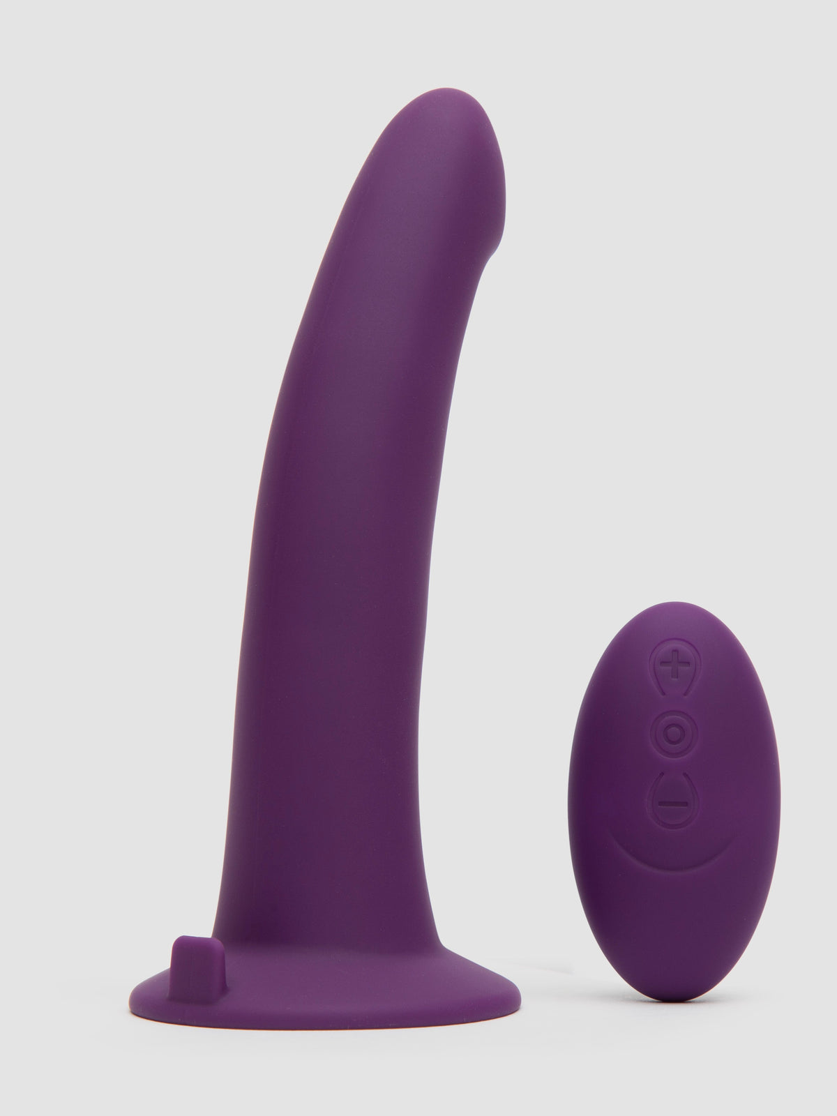 Desire Luxury Rechargeable Remote Control Vibrating Strap-On Kit, Purple