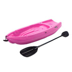 Pink Youth Wave Kayak with Paddles