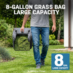 Cordless Electric Lawn Mower 16" Compatible with  18V Battery, 2-in-1 Brushless Push Mower with 5-Position Height Adjustment, Lightweight for Small Yards (Tool Only)