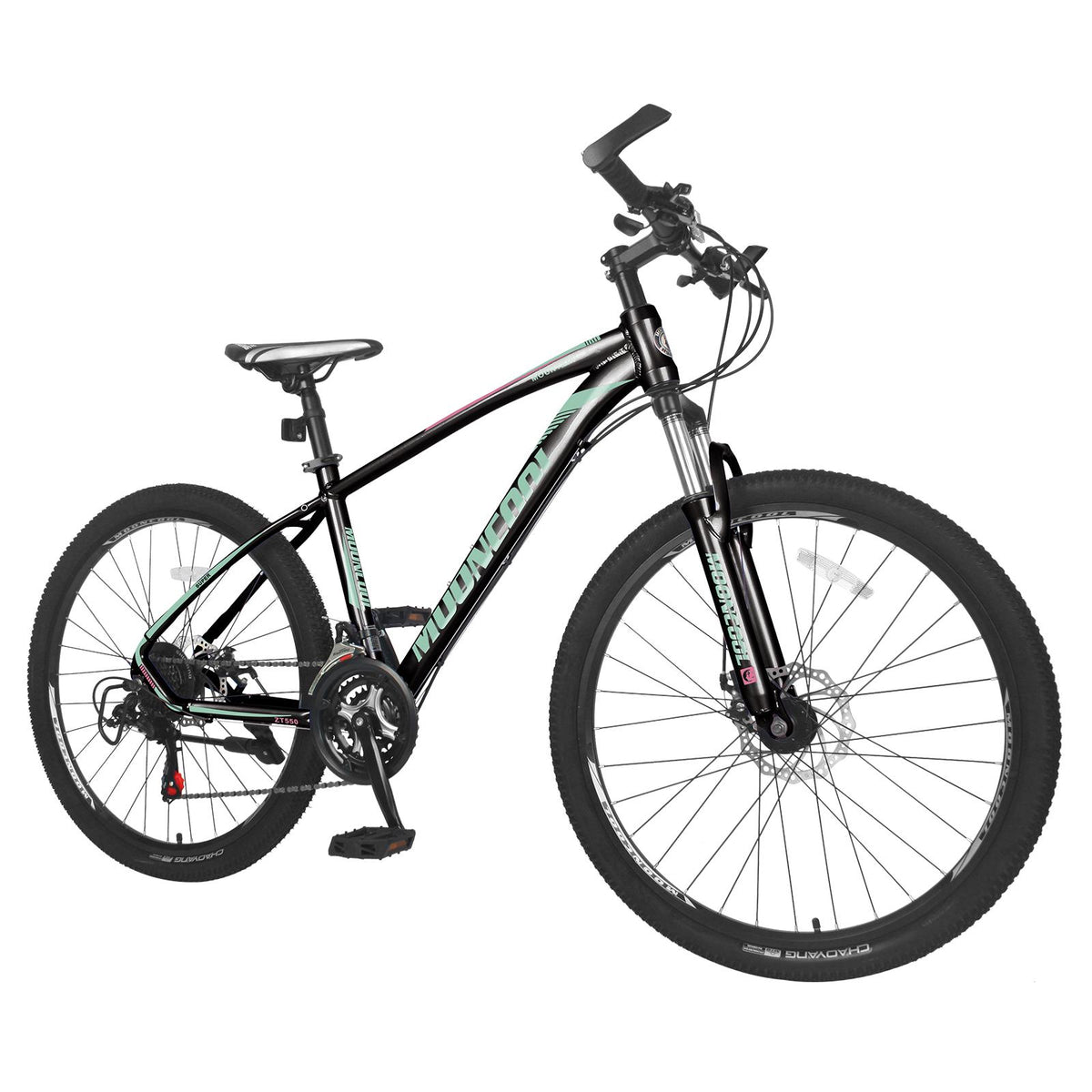 21 Speed Mountain Bike for Women and Men 26 Inch Aluminum Frame Double Disc Brake Suspension Fork MTB Youth/Adult&nbsp;