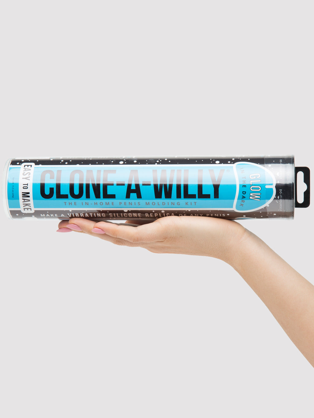 Clone-A-Willy Glow In The Dark Vibrator Molding Kit Blue, Blue | Blue