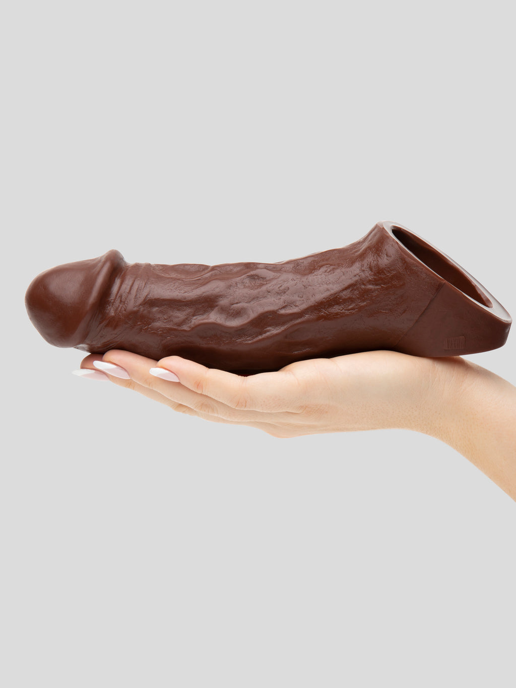 Vixen VixSkin Colossus Silicone Penis Extender 7 Inch, Flesh Brown | Flesh Brown