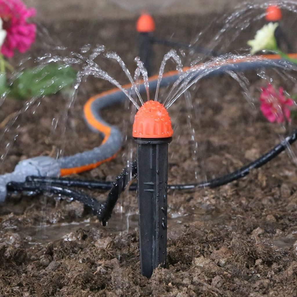BBGS Micro Flow Drip Watering Irrigation Kit System Self- Watering Plant Sprinkler System Garden Hose Automatic Watering Kits (Color : Style 3)