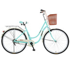 Hotwon 26-Inch Womens Comfort Bikes Beach Cruiser Bike Single Speed Bicycle Comfortable Bicycle