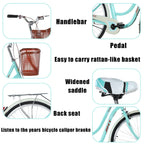 Hotwon 26-Inch Womens Comfort Bikes Beach Cruiser Bike Single Speed Bicycle Comfortable Bicycle