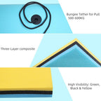 Winado Floating Pad 18 x 6 Ft Water Floating Mat, Suit for Lake River Pool Water Camping, 3 Layer