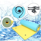 Winado Floating Pad 18 x 6 Ft Water Floating Mat, Suit for Lake River Pool Water Camping, 3 Layer