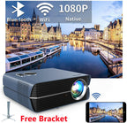 android 9.0 wifi projector led cinema tv native 1080p blue-tooth airplay hdmi us