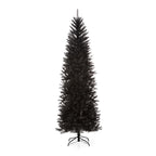 7.5 ft. Black Tinsel Artificial Christmas Tree