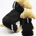 AFANG 2 PCS Pet Dog Clothes for Dogs Overalls Pet Jumpsuit Puppy Cat Clothing for Dog Coat Thick Pets Dogs Clothing, Size:M (Blue) Small Pet Clothes
