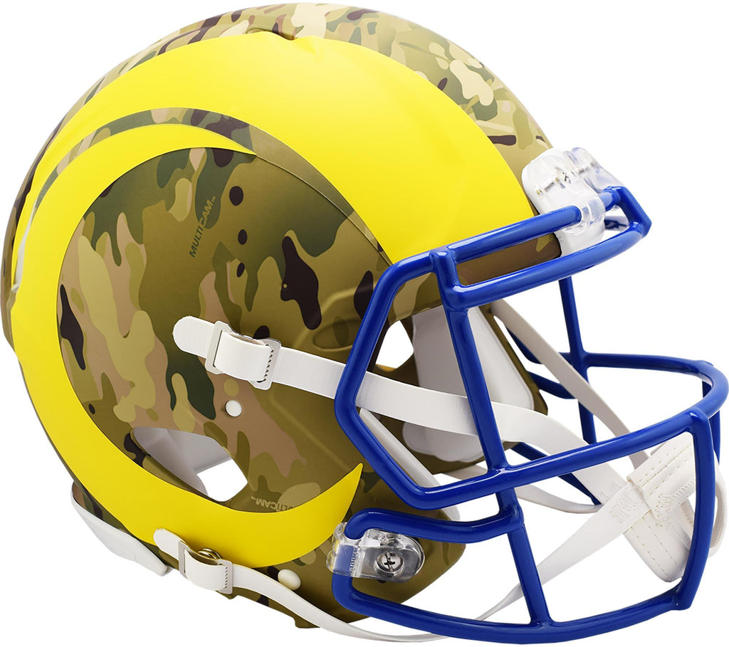 Riddell Los Angeles Rams Camo Alternate Revolution Speed Authentic Football Helmet