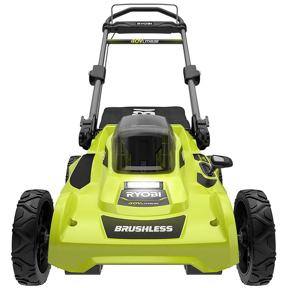 RYOBI 20in. 40-Volt Brushless Lithium-Ion Cordless Lawn Mower W/ Battery/Charger
