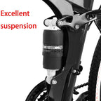 Micozy Mountain Bike 26 inch Mountain Bike Folding Bike Folding Bikes for Adults Foldable Bike Full Suspension Mountain Bike Unisex, 21 Speed 3 Spoke Magnesium Wheels, Fits 5'3''-6'1'', US in Stock
