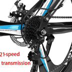 Micozy 26 inch Mountain Bike Mountain Bike Folding Bike Folding Bikes for Adults Foldable Bike Full Suspension Mountain Bike Unisex, 21 Speed 3 Spoke Magnesium Wheels, Fits 5'3''-6'1'', US in Stock