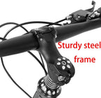 Micozy Mountain Bike 26 inch Mountain Bike Folding Bike Folding Bikes for Adults Foldable Bike Full Suspension Mountain Bike Unisex, 21 Speed 3 Spoke Magnesium Wheels, Fits 5'3''-6'1'', US in Stock
