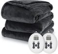 Royal Posh Night Fog Heated Blanket - Full