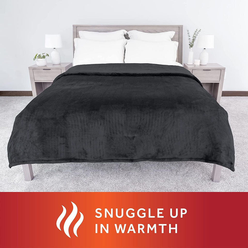 Royal Posh Night Fog Heated Blanket - Full