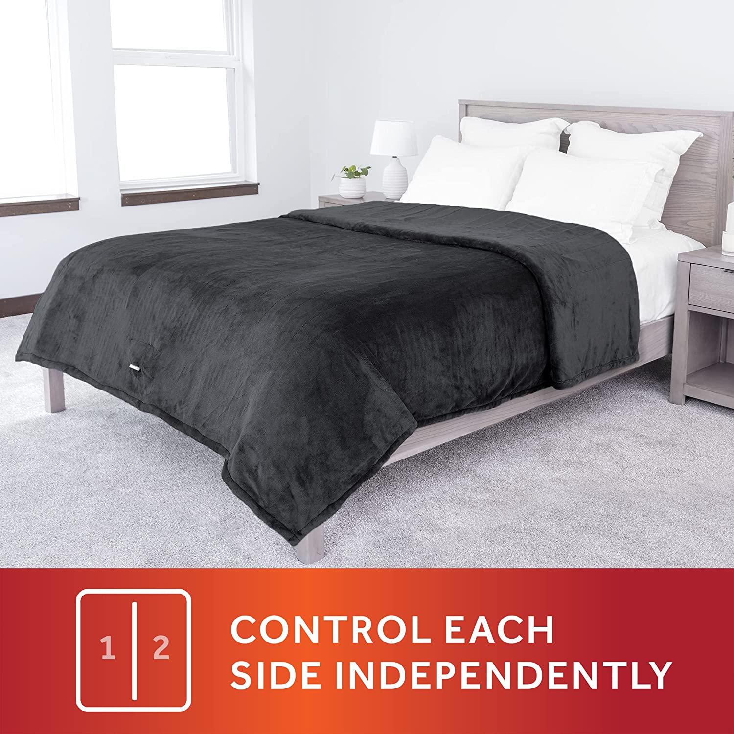 Royal Posh Night Fog Heated Blanket - Full