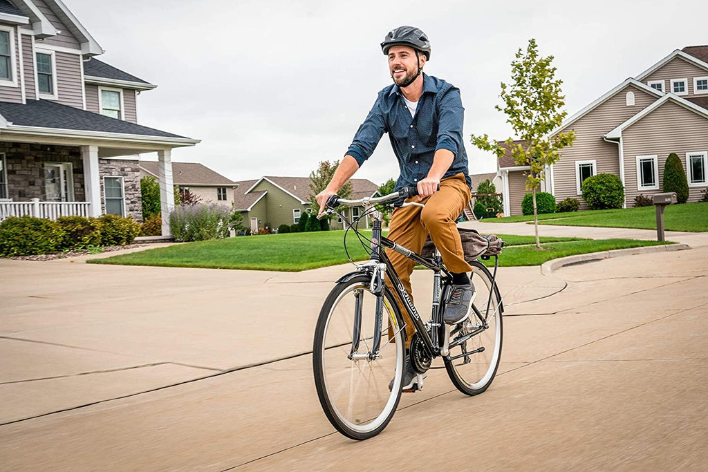 Schwinn Discover Hybrid Bike for Men and Women, 21-Speed, 28-Inch Wheels, Multiple Colors